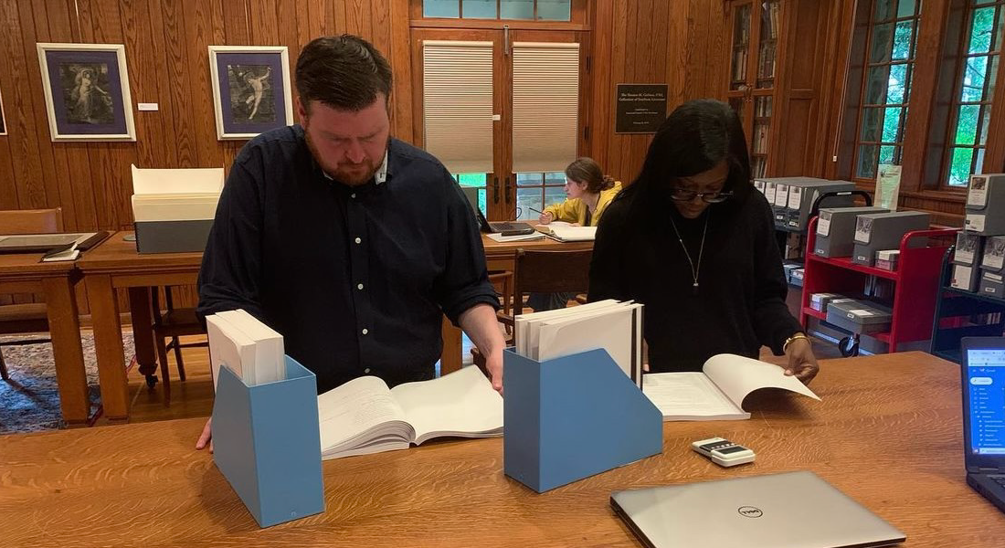 Andrew Wyatt Maginn, Dr. Maginn, Roberson Project, Sewanee University, University of the South, archives, research, Sewanee archives, university archives, community, Public History